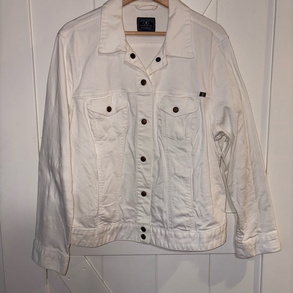 White Denim Jacket